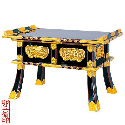 巡讃卓 御本山御影堂型 別製最上 卯兵衛印 横幅48cm（大谷派）