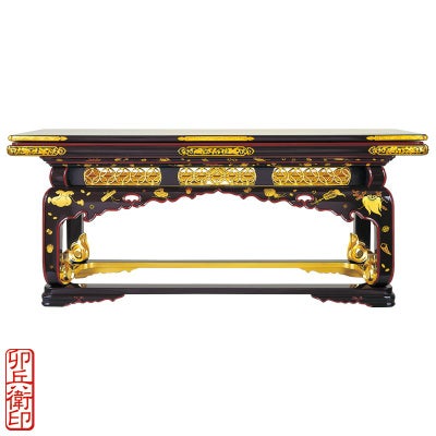 中尊前上卓 大谷本廟型 別製最上 卯兵衛印 横幅76cm（本願寺派）