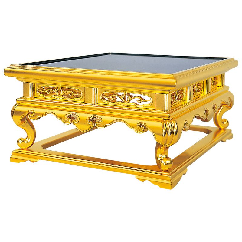 御文章台 若葉入 純金箔押 横幅28.5cm（本願寺派）