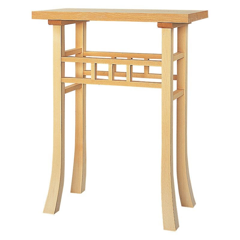 立焼香卓 白木仕上（横幅48～61cm 3種類）