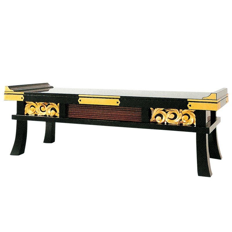 新様式上卓 B型（脚付型） 本漆塗 純金箔押 横幅91cm（各宗派） | 寺院