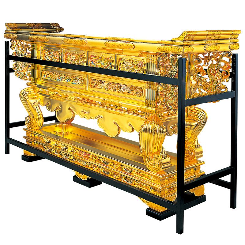 水引の枠 組立式 黒漆塗（前卓幅121～197cm用 6種類） | 寺院用仏具