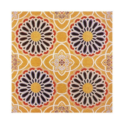 打敷 本金襴 赤地七宝光琳 一巾半三角袖なし（真宗各派）