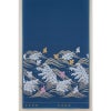 水引 上金襴 夏用 浅黄地 絽 波鶴 三巾（真宗各派）