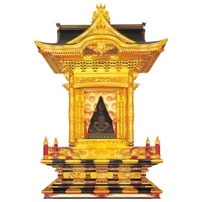 御開山御厨子 御本山大師堂型 最上 屋根幅136cm（佛光寺派）