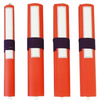 荘経 朱色和紙表装 四巻1組 高さ27cm（経文有無など 3種類）