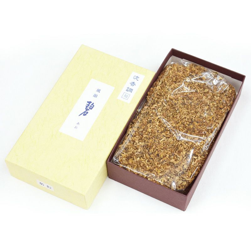 みのり苑 焼香 風韻 碧（あお） 沈香調 125g詰 | 寺院用仏具・寺院用品