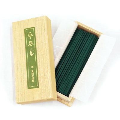 薫明堂 線香 平安香 伽羅・沈香調 短寸14cm バラ詰