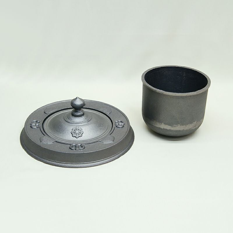 護摩釜 鉄製 天台宗（蓋直径46cm、蓋直径40cm、蓋直径36cm 3種類
