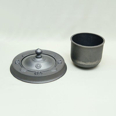 護摩釜 鉄製 天台宗（蓋直径46cm、蓋直径40cm、蓋直径36cm 3種類）