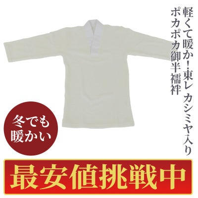 【最安値挑戦中!】東レカシミヤ入りポカポカ御半襦袢