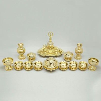 前具 一面器 極上品 真鍮製本磨き 天台宗 真言宗（豆型～大大型 5種類）