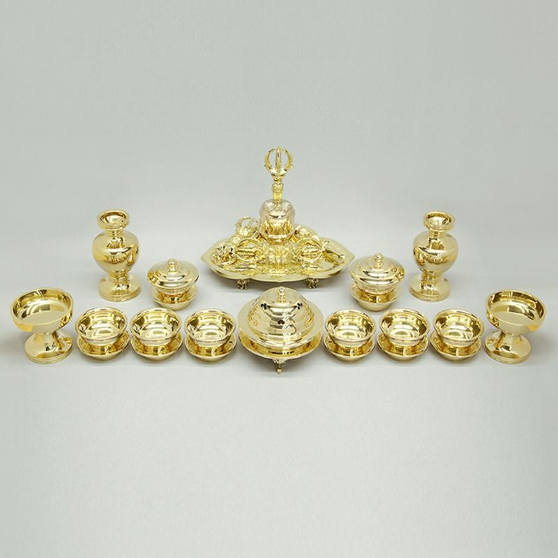 前具 一面器 特製品 真鍮製本磨き 天台宗 真言宗（中型～大大型 3種類）