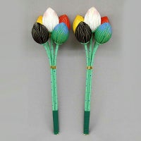 二瓶華 木製 1組（長さ36.4cm～48.4cm 3種類）