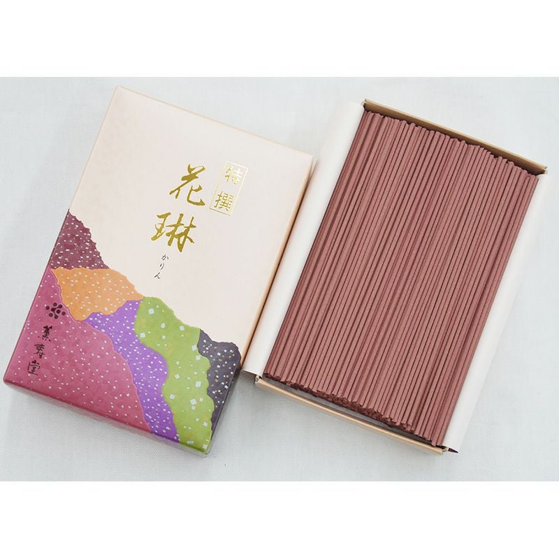 薫寿堂 特撰花梨 白檀系 短寸13.5cm 大バラ詰 1箱