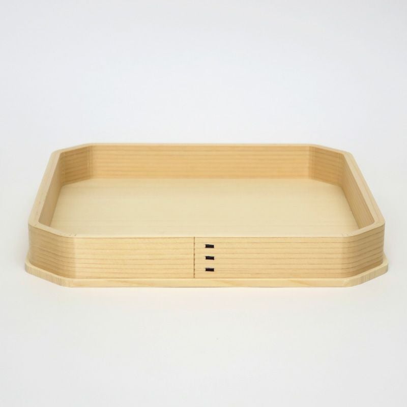 折敷 国産桧製 白木仕上（横幅14.6cm～横幅29.7cm 6種類）