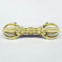 前具 五鈷杵 極上品 真鍮製本磨き（長さ8.0cm～16.8cm 5種類）