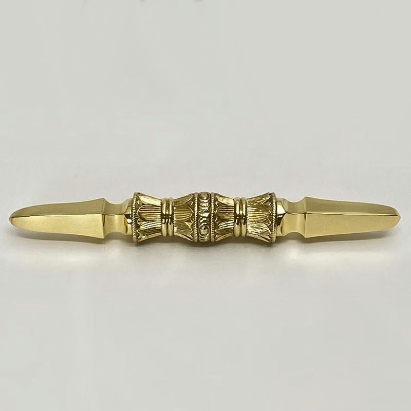 前具 独鈷杵 極上品 真鍮製本磨き 1個（長さ8.2cm～16.7cm 5種類）