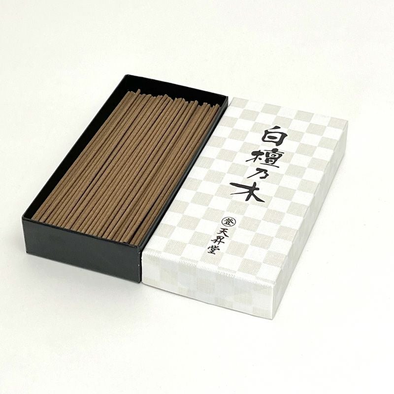 天昇堂 線香 白檀乃木（びゃくだんのき） 白檀調 短寸13.5cm バラ詰