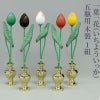 一葉一花 五瓶用 木製 1組（中型、大型 2種類）