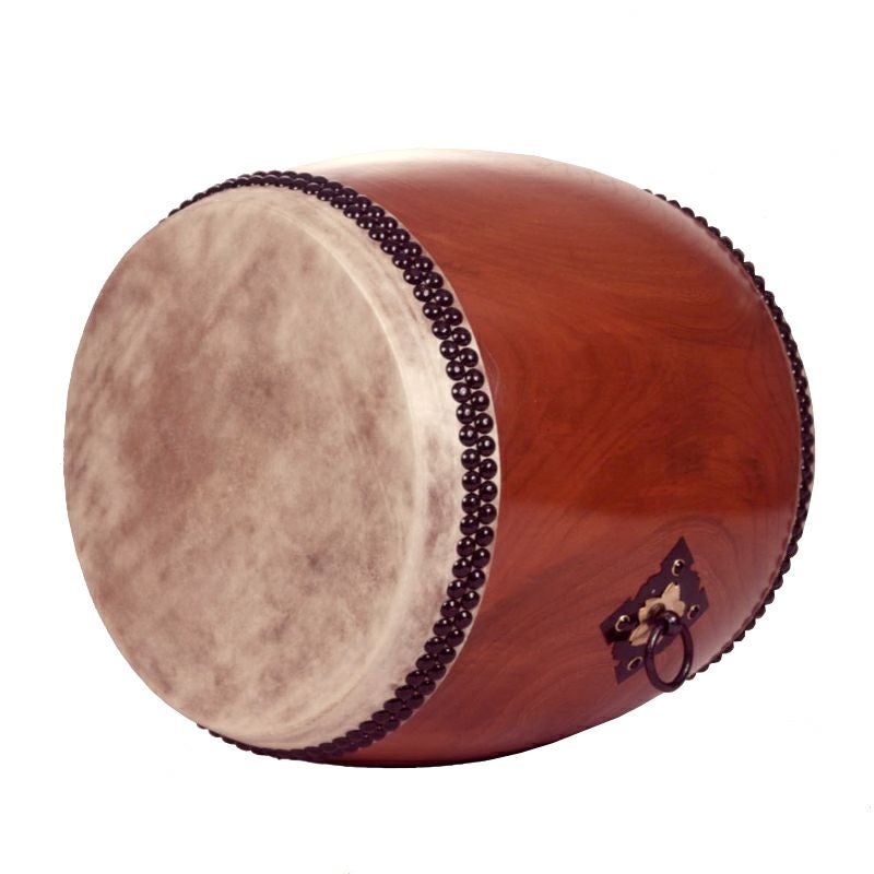 太鼓師匠 胴長太鼓 タモ材使用 厚革張 撥付 太鼓口径39cm | 寺院用仏具・寺院