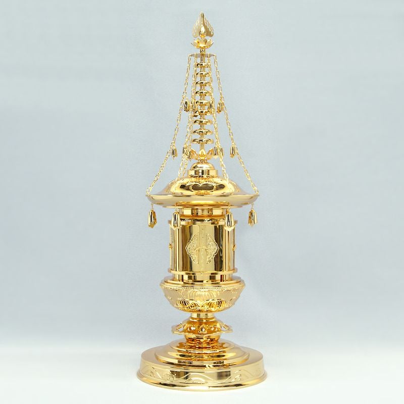 丸塔 真鍮製 金メッキ仕上 高さ57cm～33cm | 寺院用仏具・寺院用品専門