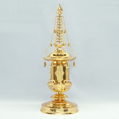 丸塔 真鍮製 金メッキ仕上 高さ57cm～33cm