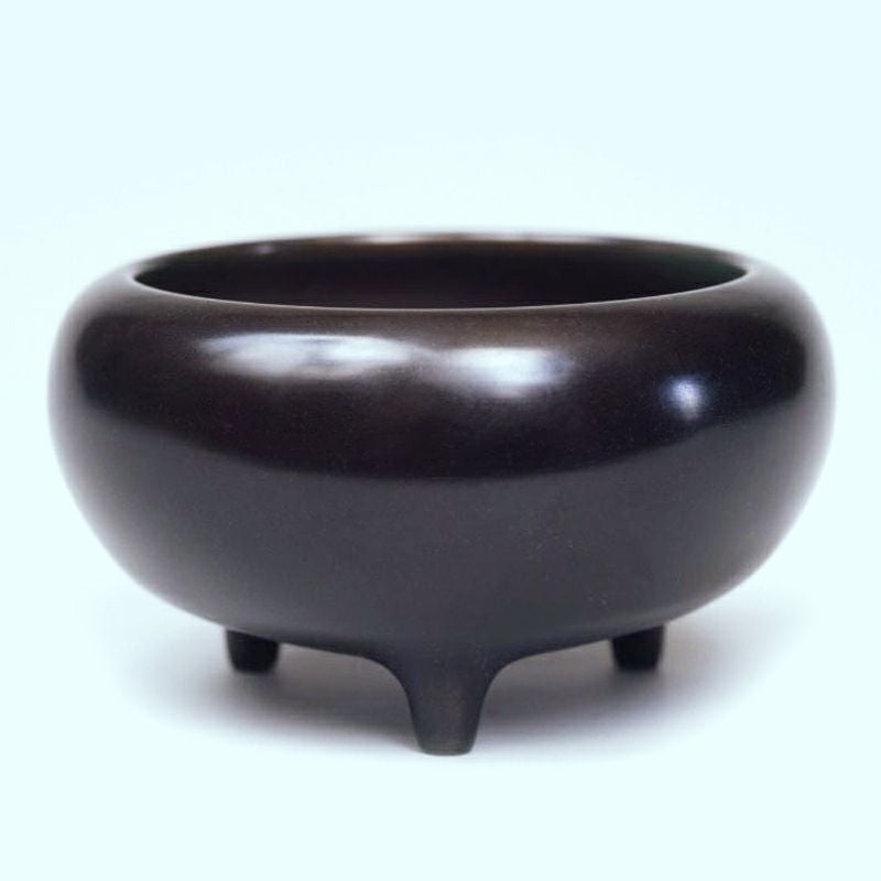鉄鉢香炉 真鍮製 黒色付（胴直径約9.4cm～24.3cm 9種類） | 寺院用仏具