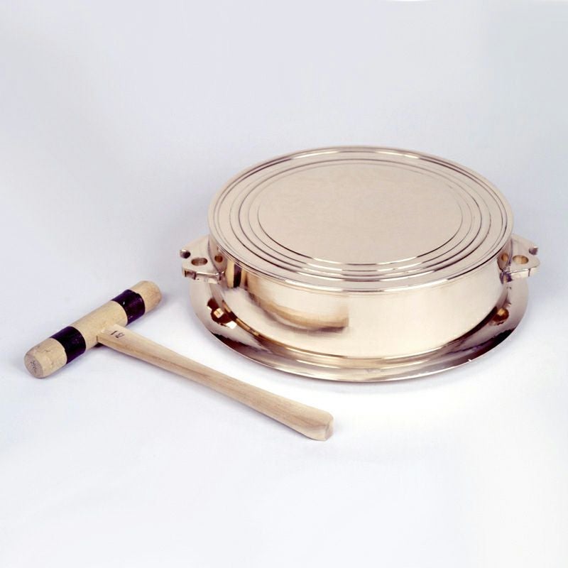 双盤 青銅製 磨き 撞木付（鏡直径36cm～24cm） | 寺院用仏具・寺院用品