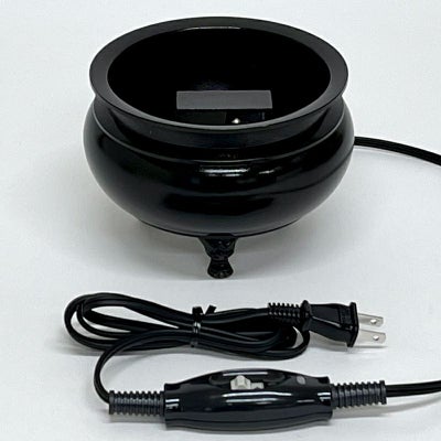 電気机上香炉 真鍮製 色付仕上（胴直径13.5cm～24cm 5種類）