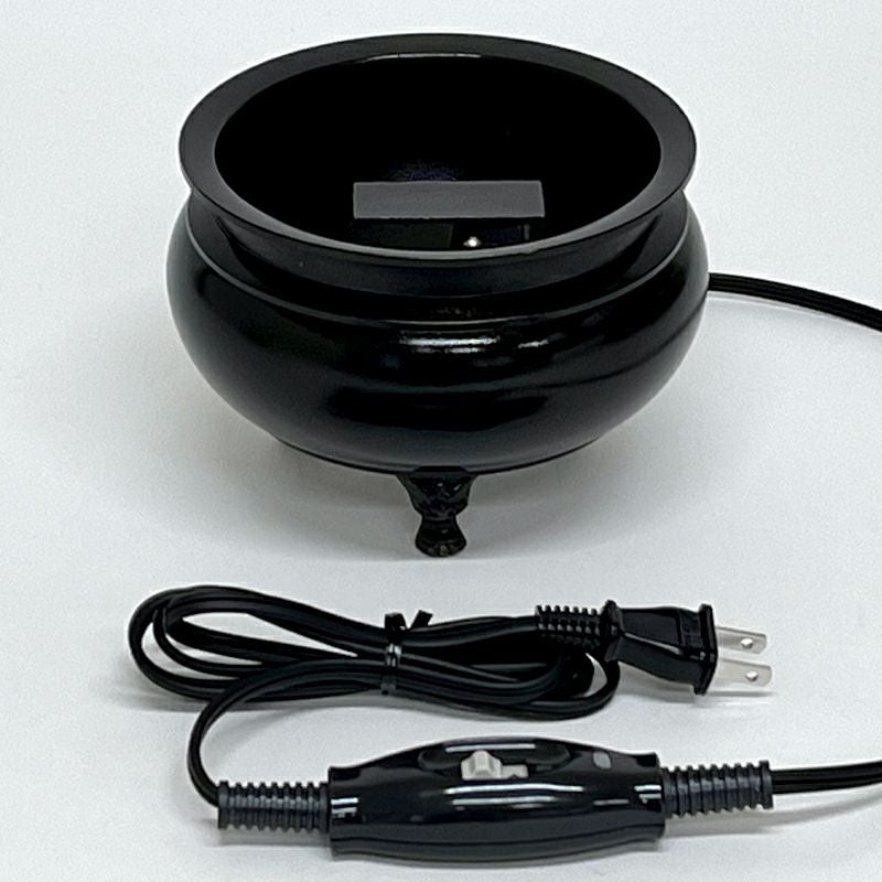 電気机上香炉 真鍮製 色付仕上（胴直径13.5cm～24cm 5種類）