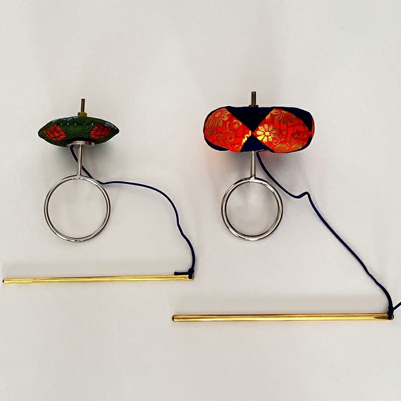 印金 携帯用取手と撥セット リング型（口径4.5cm～6cm用、口径7cm～9cm用 2種類）