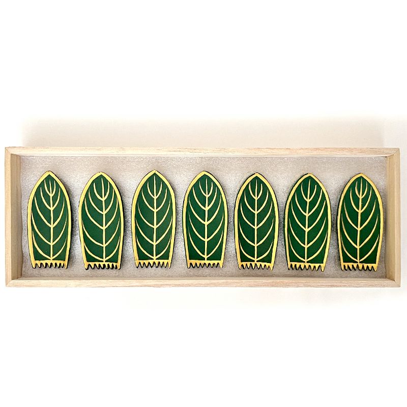 常香華 六器用木製樒 彩色入 14枚セット 1組 | 寺院用仏具・寺院用品 常香華 六器用木製樒 彩色入 14枚セット 1組 | 寺院用仏具・寺院用品