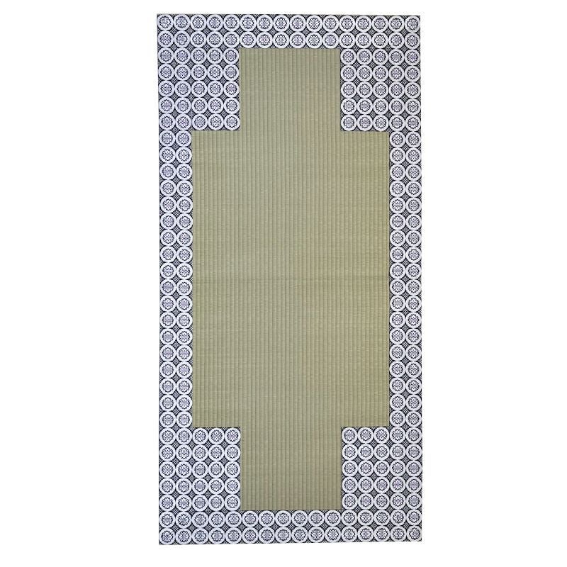 拝敷 四天付 いぐさ表 大紋高麗縁 横幅88cm、長さ177cm（臨済宗）