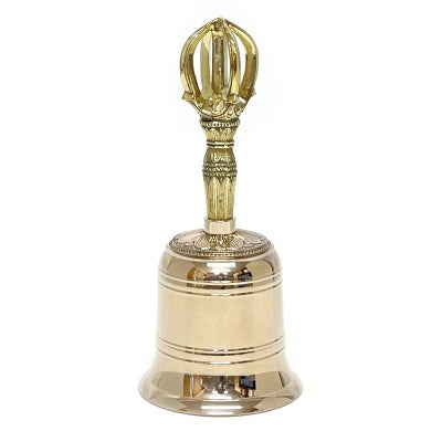 前具 五鈷鈴 特製品 真鍮製本磨き（中型、大型 2種類）