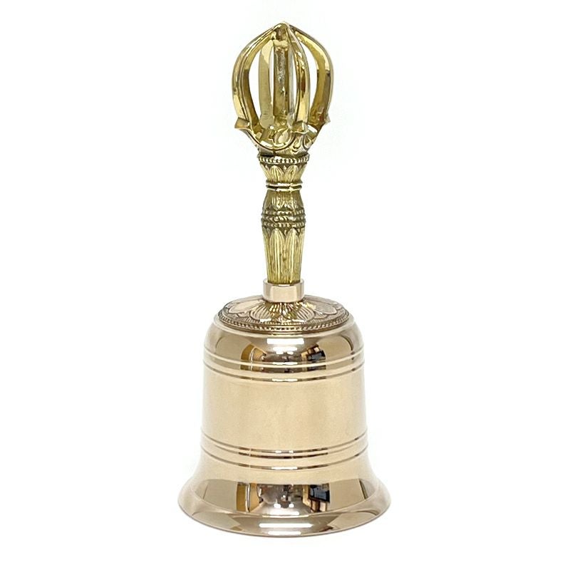 前具 五鈷鈴 特製品 真鍮製本磨き（中型、大型 2種類）