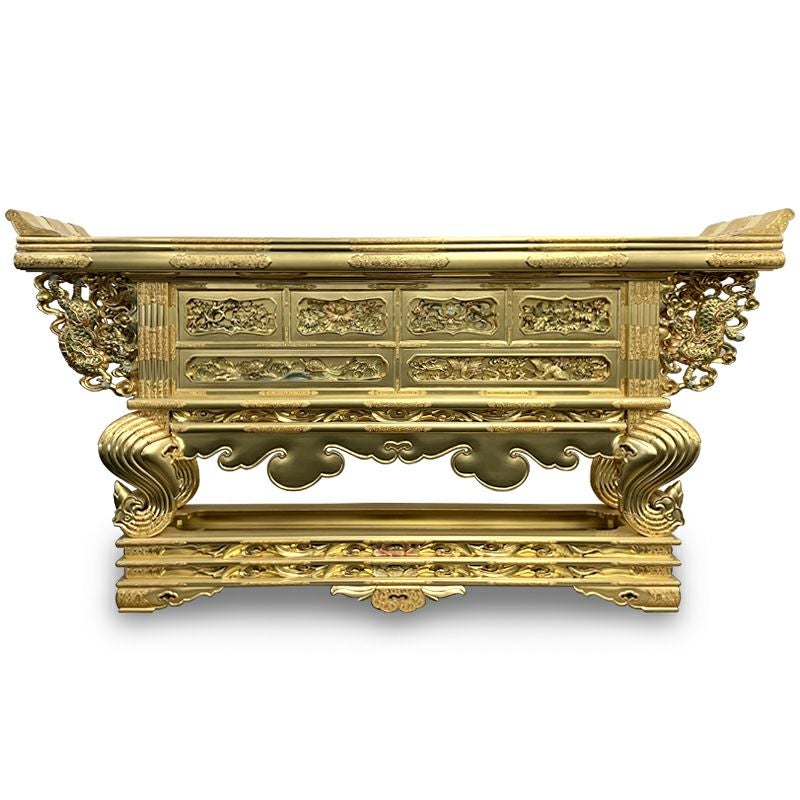 【アウトレット】中尊前前卓 御本山阿弥陀堂型 別製最上 大谷派 横幅183cm