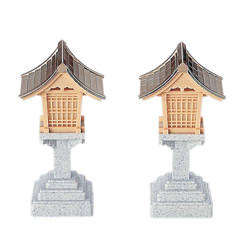 春日燈篭 銅 コード式 総高約18cm 1対 214