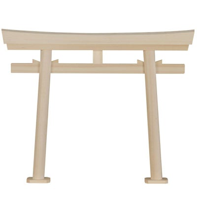 鳥居 木曽ひのき 白木（高さ30～51cm 3種類）